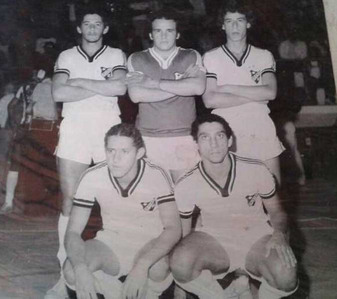 Huracan de 1981: Ronaldo Tenaz, Aloísio, Tuniquinho, Paulinho e Edmilson