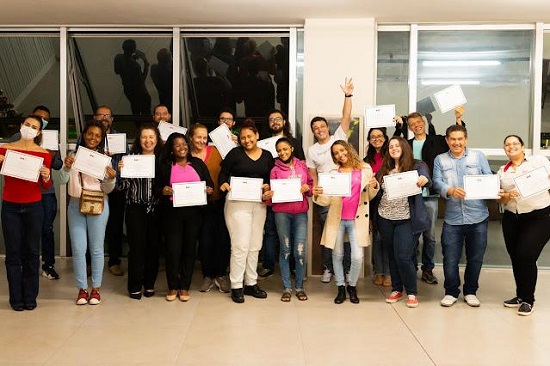 Participantes da 11ª turma na CDL Sete Lagoas (novembro/2021) Foto: divulgação