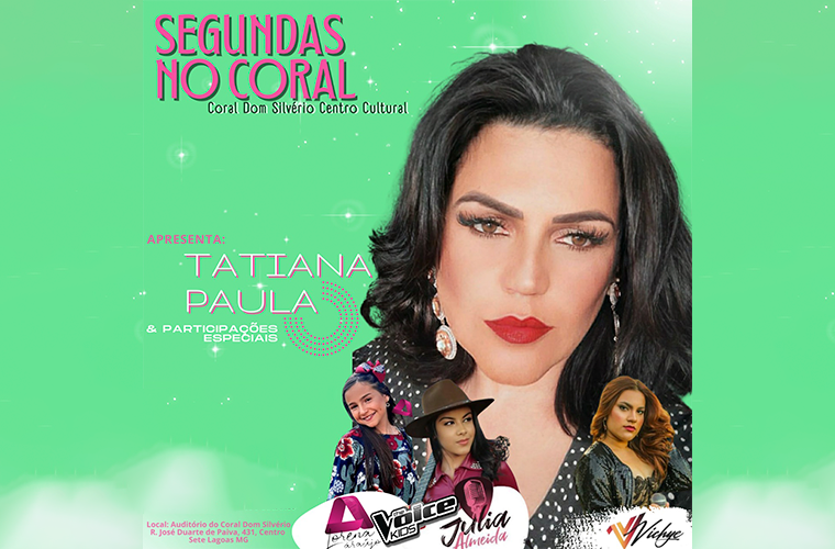 AGENDA CULTURAL: Agosto dá as boas-vindas com apresentação especial de Tatiana Paula