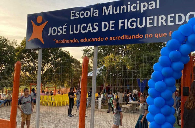 Escola Municipal José Lucas de Figueiredo fica na comunidade da Picada