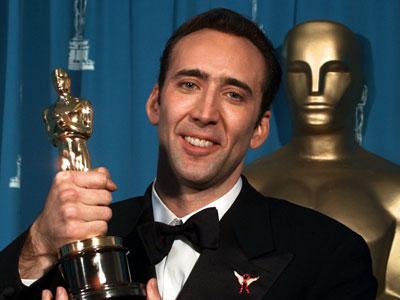 Nicolas Cage, vencedor do Oscar de 1996
