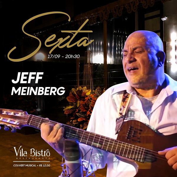 Jeff é músico profissional, compositor,  instrumentista e vocalista natural de Belo Horizonte