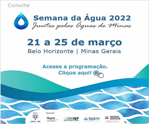 Igam promove Semana da Água 2022: “Juntos pelas Águas de Minas” 